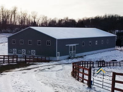 Equestrian Pole Barn Post Frame Building Design 